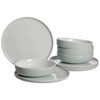 TAFELSERVICE Jasper mint 8-tlg. - Mintgrün, Keramik (2/2/2cm) - Ritzenhoff Breker