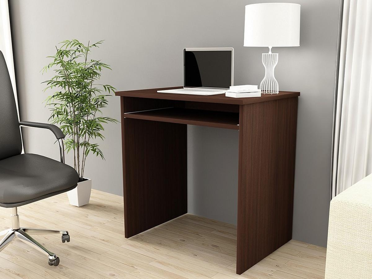 SCHREIBTISCH Dunkelbraun 74/68/51 - Dunkelbraun, Holzwerkstoff (135/50/74cm) - RAUMHIRSCH FURNITURE