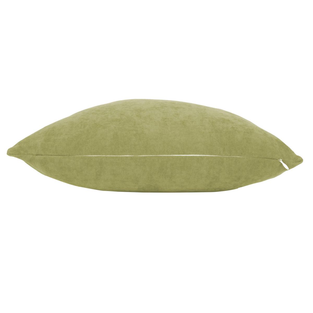 DEKOKISSEN Uni Grün 45x45 cm mit Füllung - Grün, Textil (45/45cm) - Deco-Raum