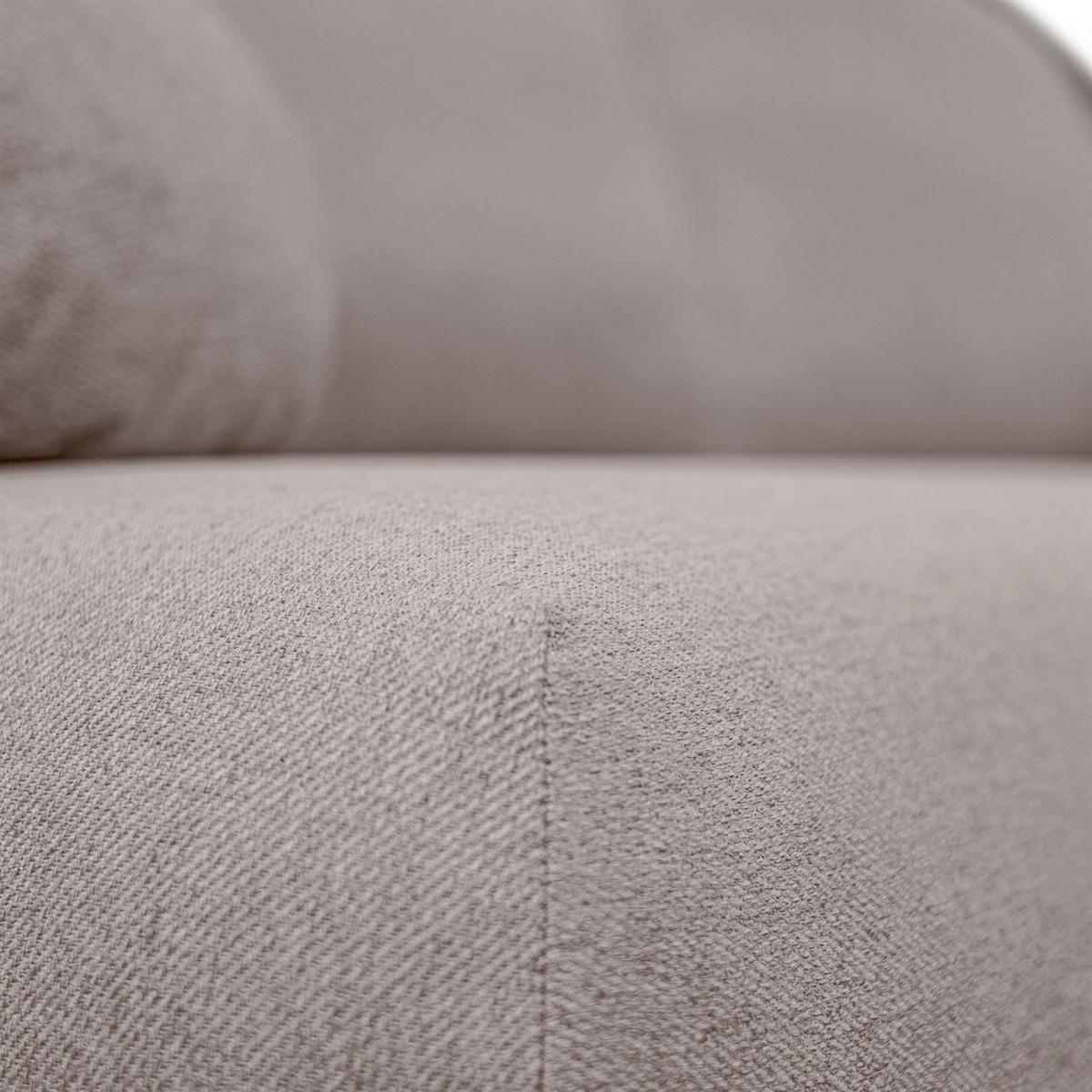 SCHLAFSOFA CLAIRE, zweisitzig, mit Schlaffunktion, Neve 04 - Beige, Textil (208/90/95cm) - Lookway