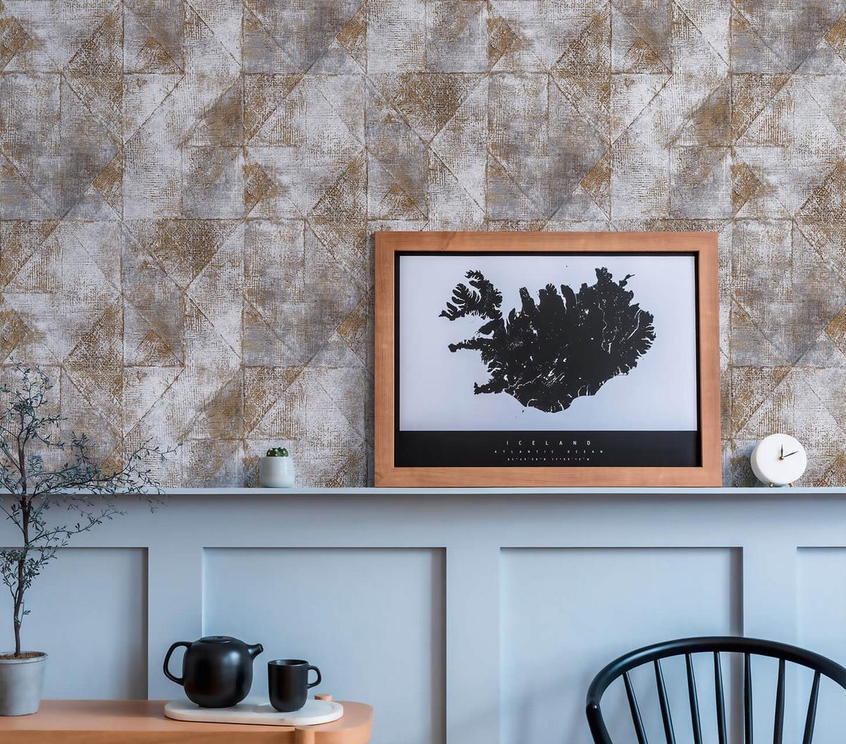 VLIESTAPETE Gold 53/1005 cm - Grau, Kunststoff/Textil (53/1cm) - KUNSTLOFT