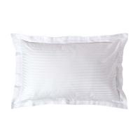 KISSENBEZUG Damast mit Stehsaum, Fadendichte 330 - Weiß, Textil (48/74cm) - Homescapes