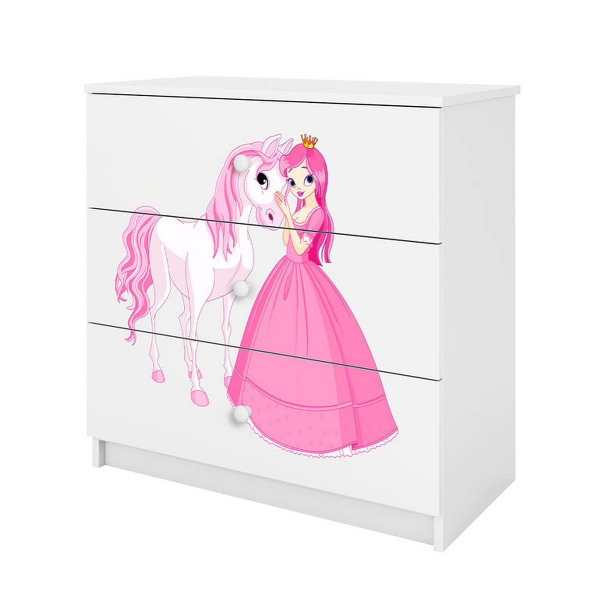 WICKELKOMMODE Weiß - Weiß, Holzwerkstoff (81/80/41cm) - Petits-meubles