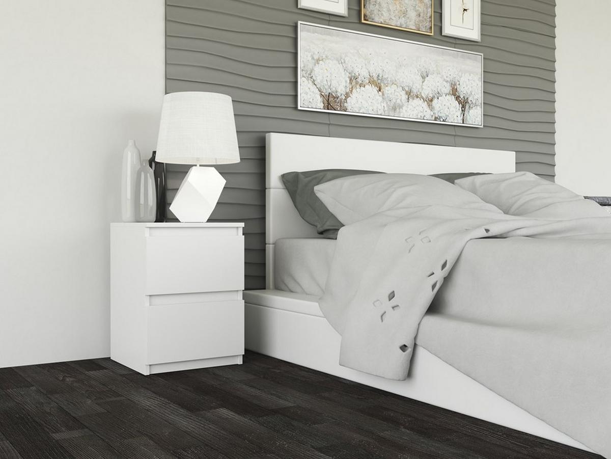 NACHTTISCH Weiß 30/40/30 - Weiß, Holzwerkstoff (30/40/30cm) - RAUMHIRSCH FURNITURE