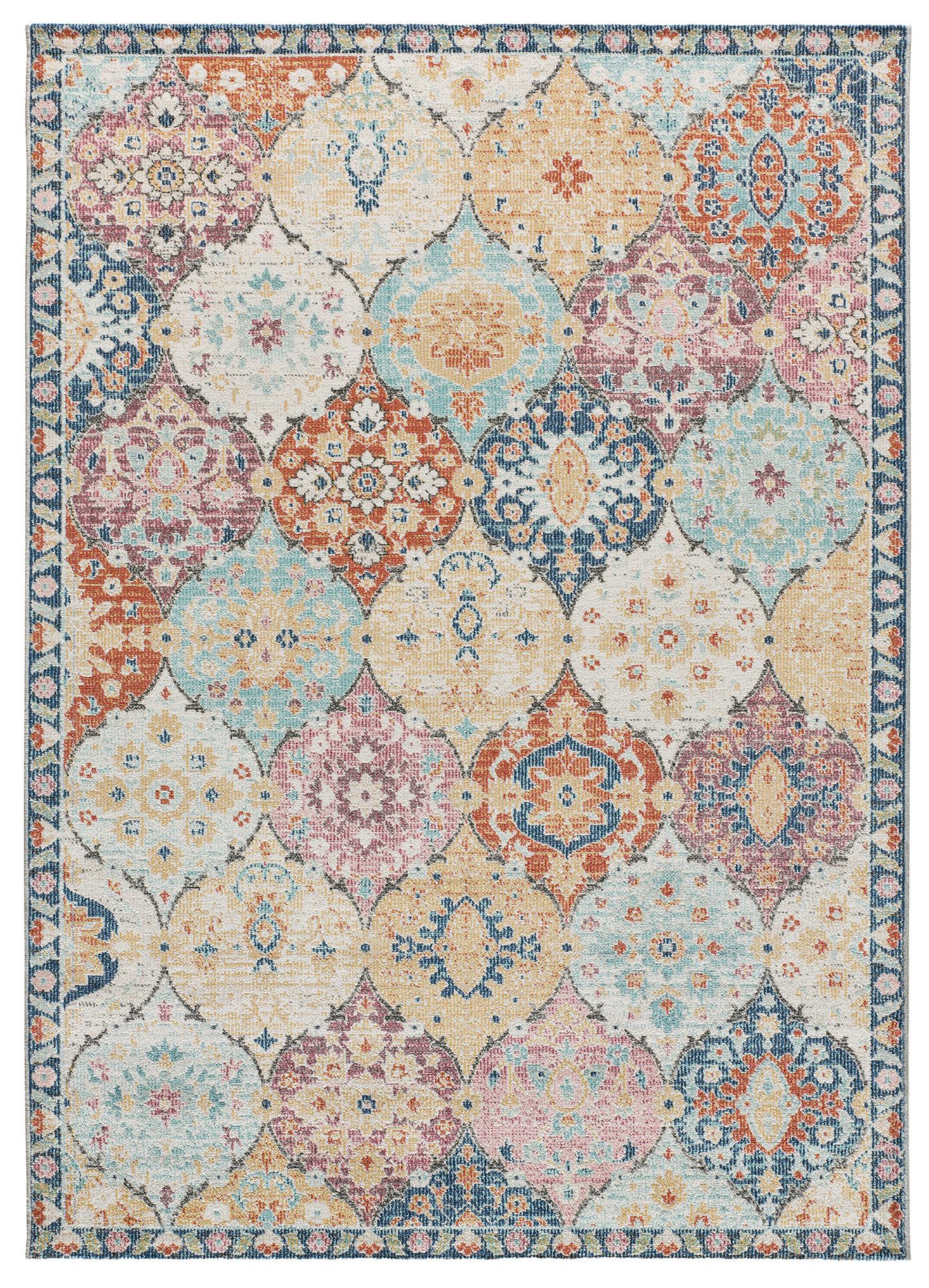 OUTDOORTEPPICH Mehrfarbiger Luna 120/170 cm - Multicolor, Textil (120/170cm) - Atticgo