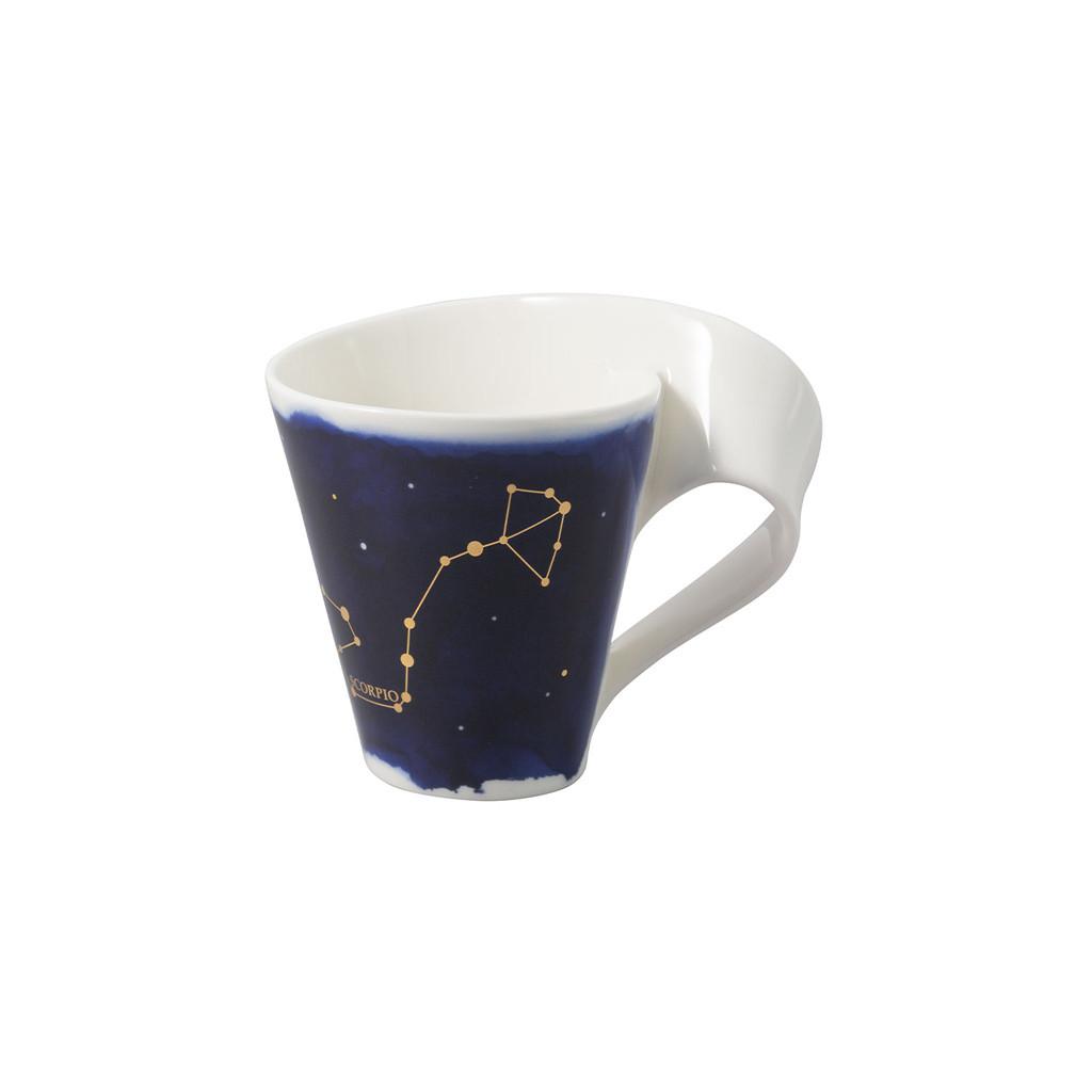 TASSE SKORPION NewWave Stars weiß-blau 300 ml - Blau/Weiß, Keramik (0.3L) - Villeroy & Boch