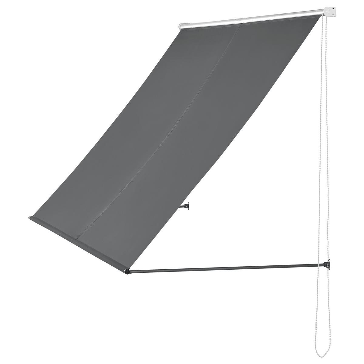 MARKISE Malaga - Grau, Textil (300/0.1/120cm) - pro.tec