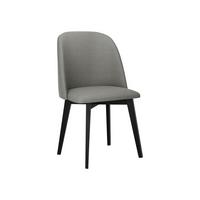 STUHL Monti 3, Holzfarbe: Schwarz - Schwarz/Grau, Holz (48/83/55cm) - MIRJAN24