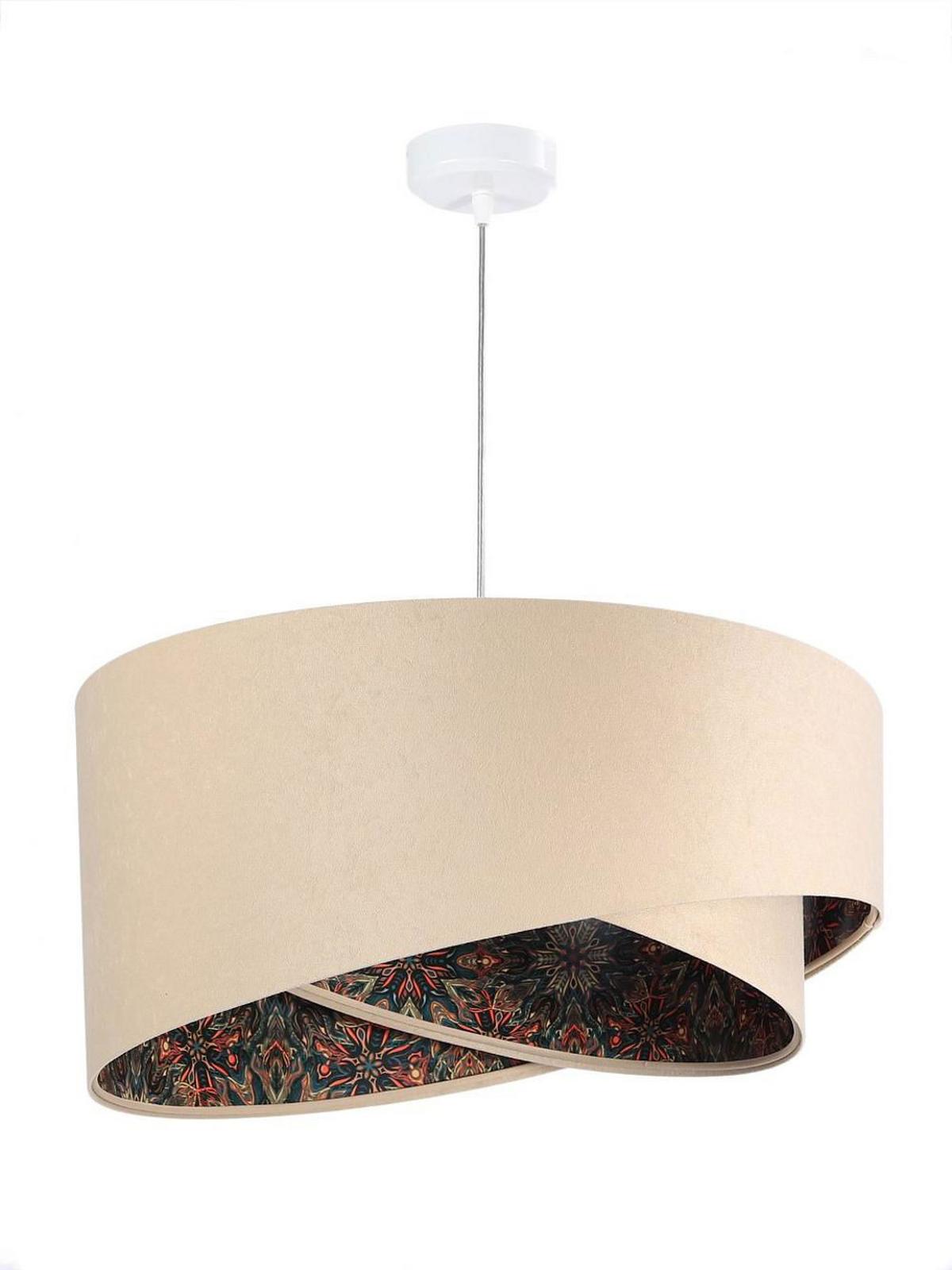 HÄNGELEUCHTE Bunt 50/23 cm - Beige, Kunststoff (50/1.3/23cm) - ONZENO