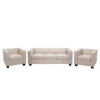 SOFAGARNITUR Cremeweiß - Weiß, Textil (450/70/200cm) - MCW