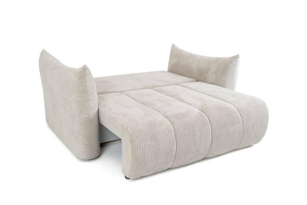 SOFA 2er-sitzer Ontario Mit Liegefunktion - Hellrosa, Holzwerkstoff/Textil (162/86/101cm) - Fun Möbel
