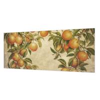 FOTOTAPETE 250x104 cm - Fruchtzweige - Grün, Textil (250/104cm) - Wallfluent