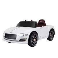 KINDER ELEKTROAUTO, Weiß, Metall+ Kunststoff - Weiß, Metall (33/17.5/24cm) - HOMCOM