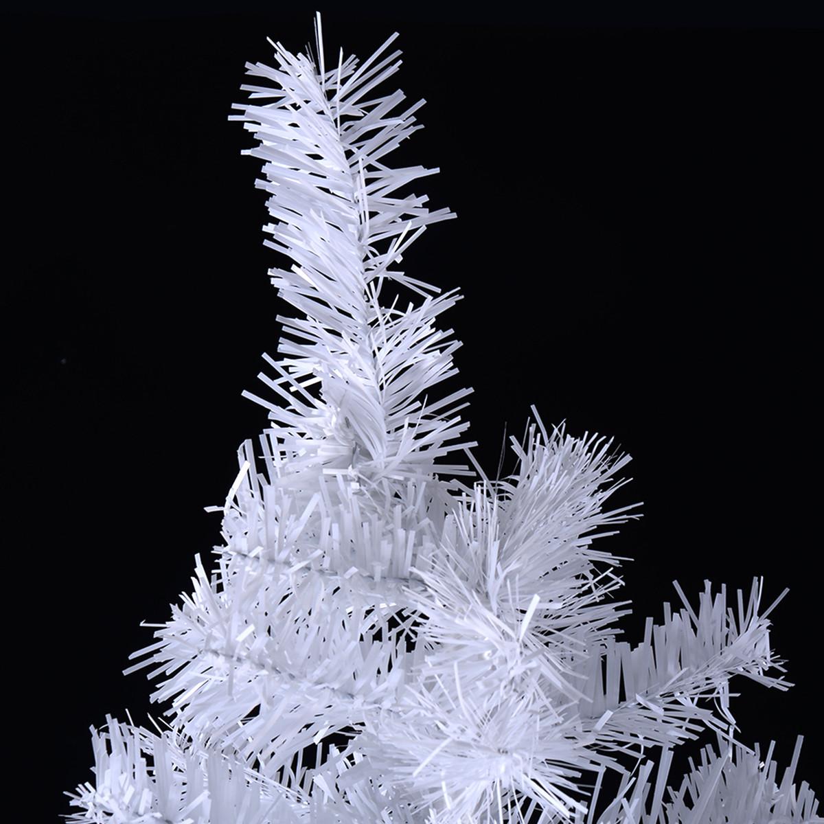 WEIHNACHTSBAUM Weiß - Weiß, Kunststoff (180cm) - COSTWAY