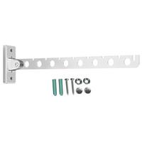 KLEIDERSTANGE Garderobenhaken 30cm Länge - Silberfarben, Metall (33cm) - Intirilife