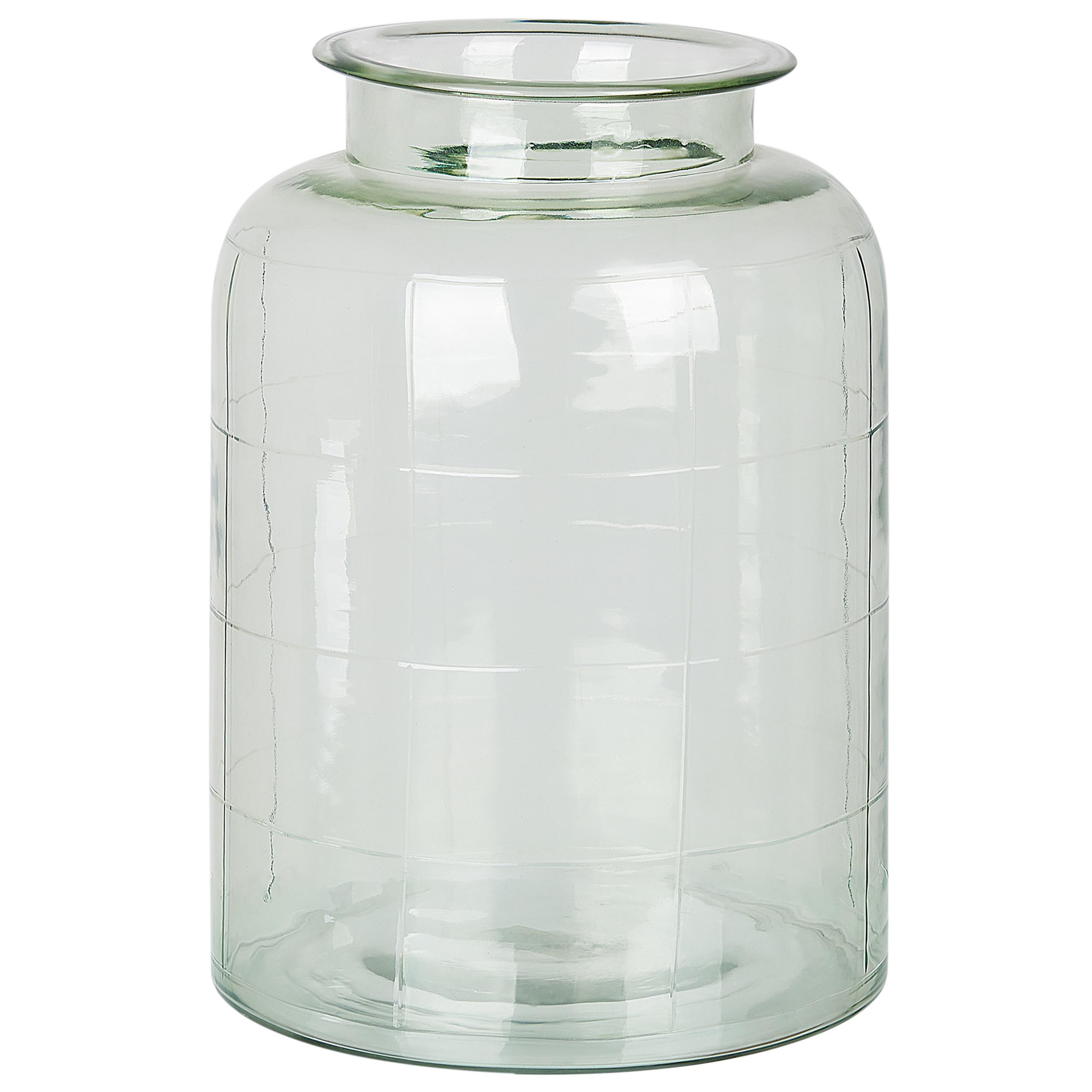 BLUMENVASE Glas grün Vindaloo - Grün, Glas (35cm) - Beliani