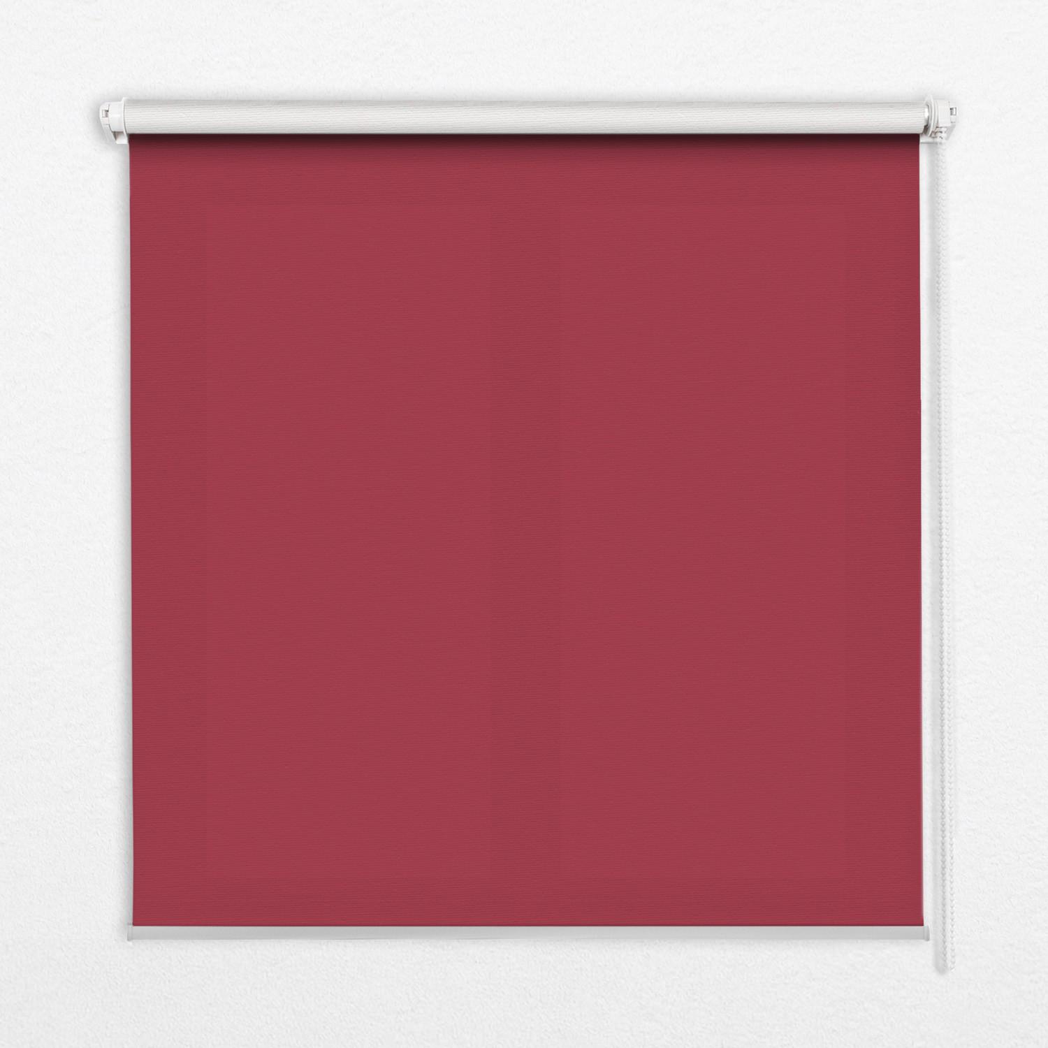 INNENROLLO - Fensterrollo - Rollo - 150x140 cm - Rotwein - Bordeaux, Kunststoff (150/140/0.5cm) - TULUP