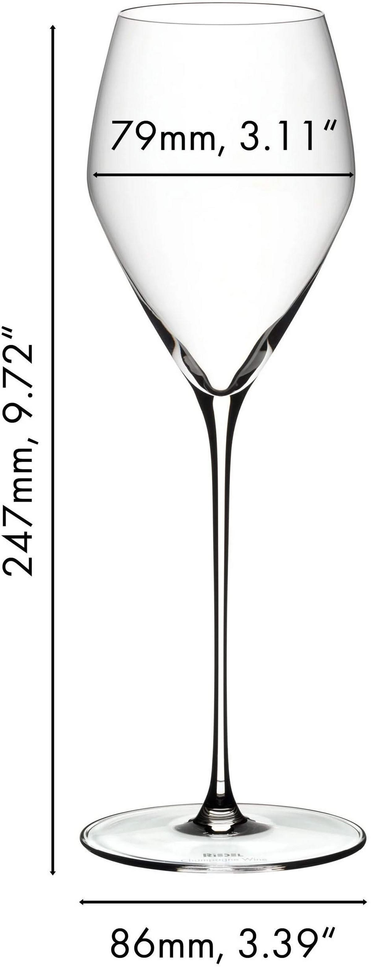 CHAMPAGNER GLAS Veloce transparent 327 ml 2er Set - Transparent, Glas (0.33L) - Riedel