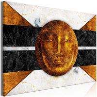 KUNSTDRUCK Gold 120/80 cm - Goldfarben/Schwarz, Textil (120/80cm) - KUNSTLOFT