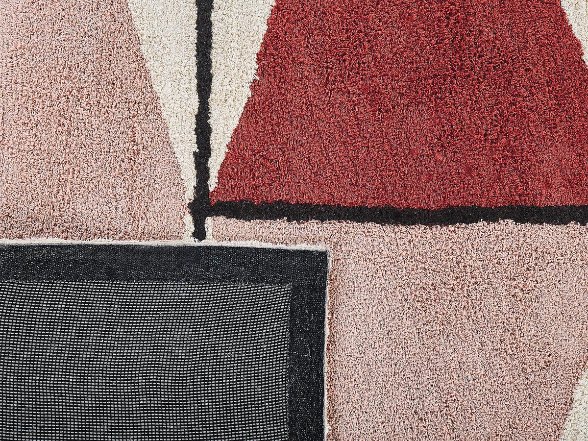 KURZFLOR-TEPPICH Purnia 200/140 cm - Multicolor, Textil (140/200cm) - Beliani
