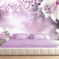 SELBSTKLEBENDE FOTOTAPETE 294/210 cm - Lila/Weiß, Kunststoff/Textil (294/1cm) - KUNSTLOFT