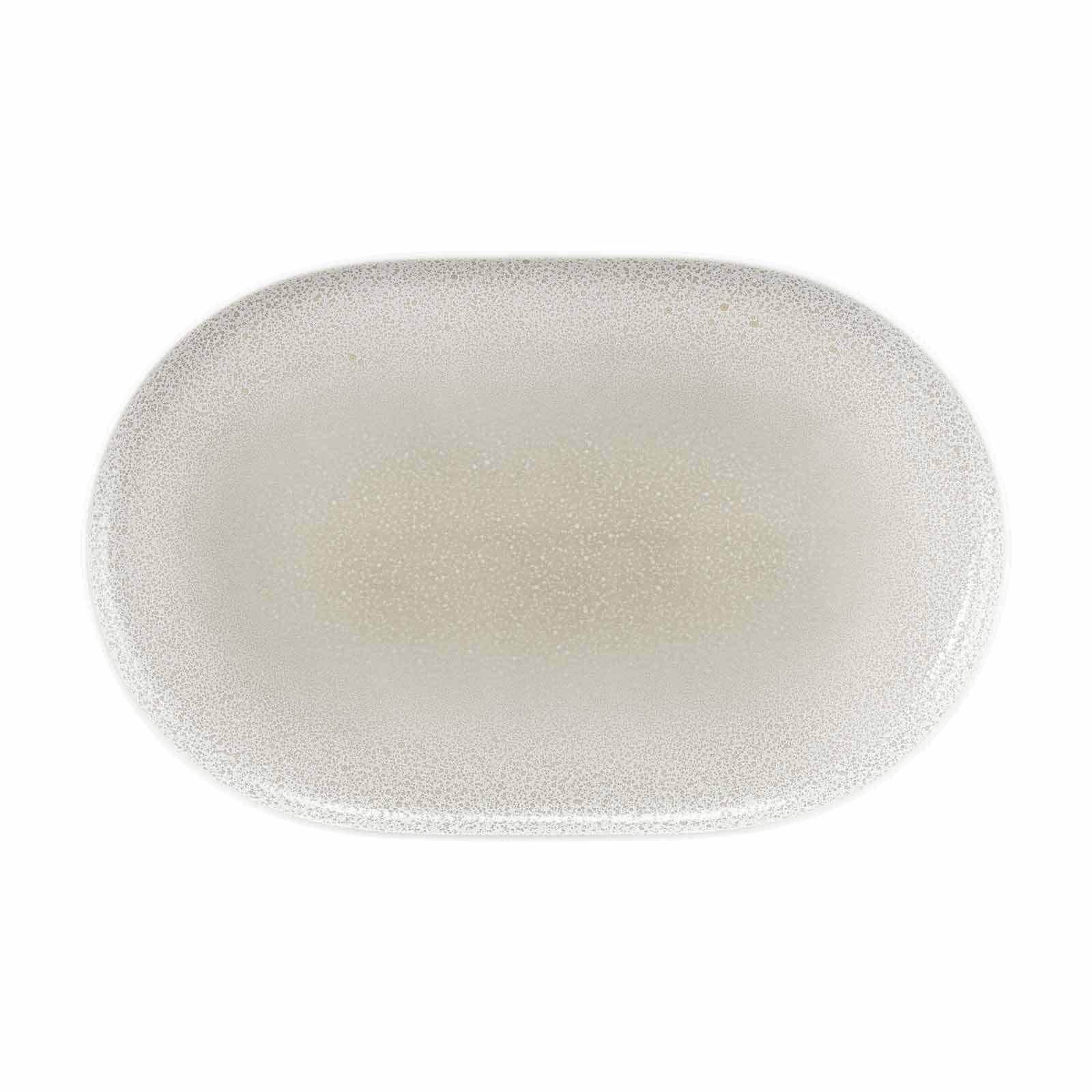 SERVIERPLATTE Sento Home Aura cream 33 x 20 cm - Creme, Keramik (20.5/2.7/33.4cm) - Seltmann Weiden