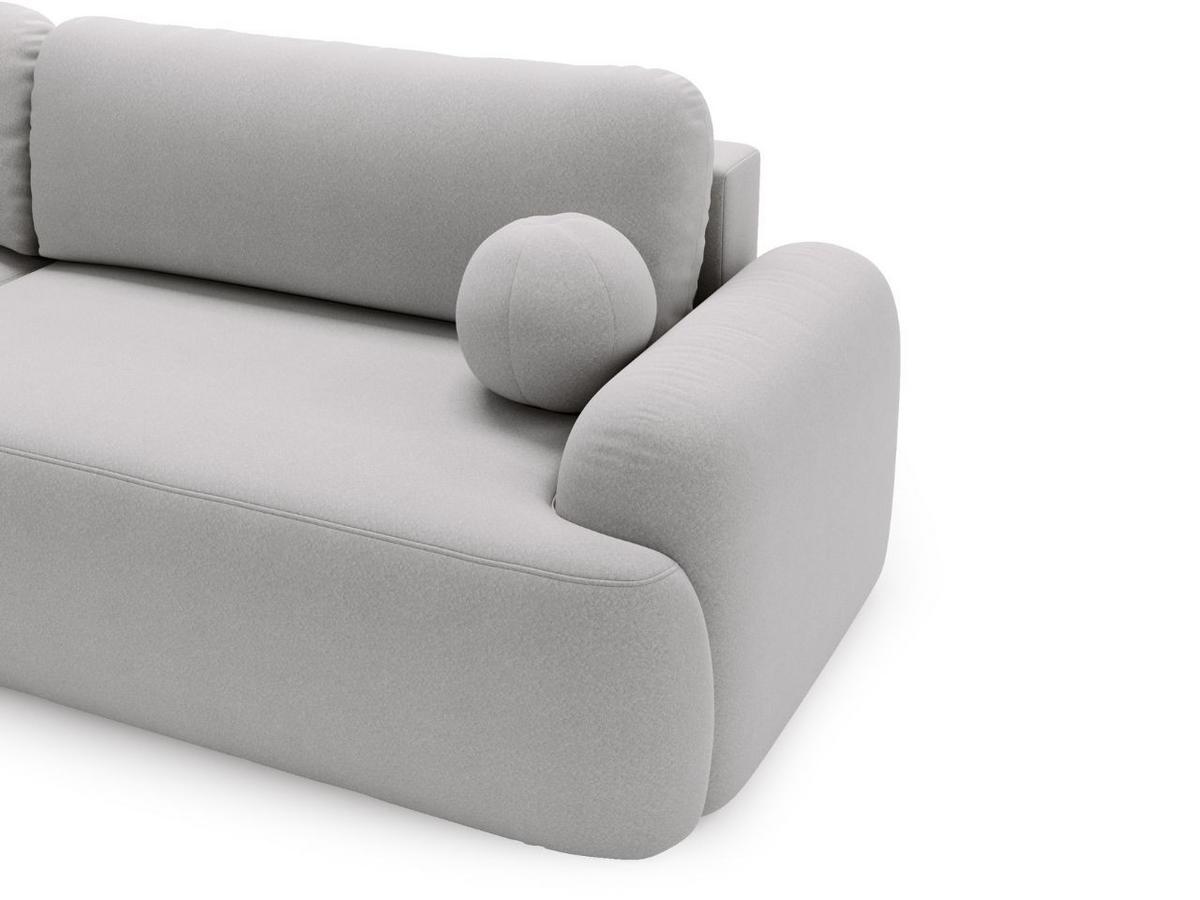 ECKSOFA Aurio Grau Links - Grau, Holz/Textil (177/261cm) - Graingold
