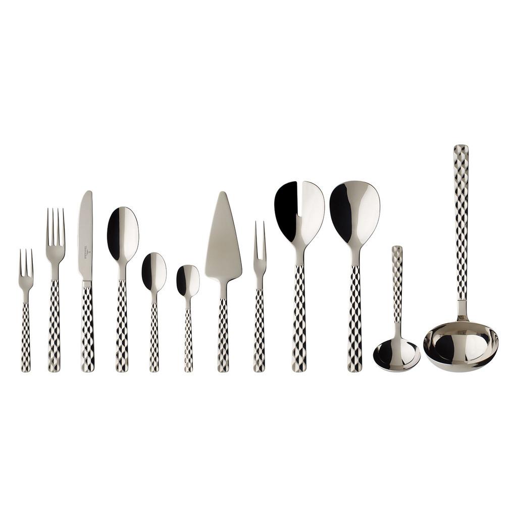 TAFELBESTECK Boston silber 70-tlg. - Silberfarben, Metall - Villeroy & Boch