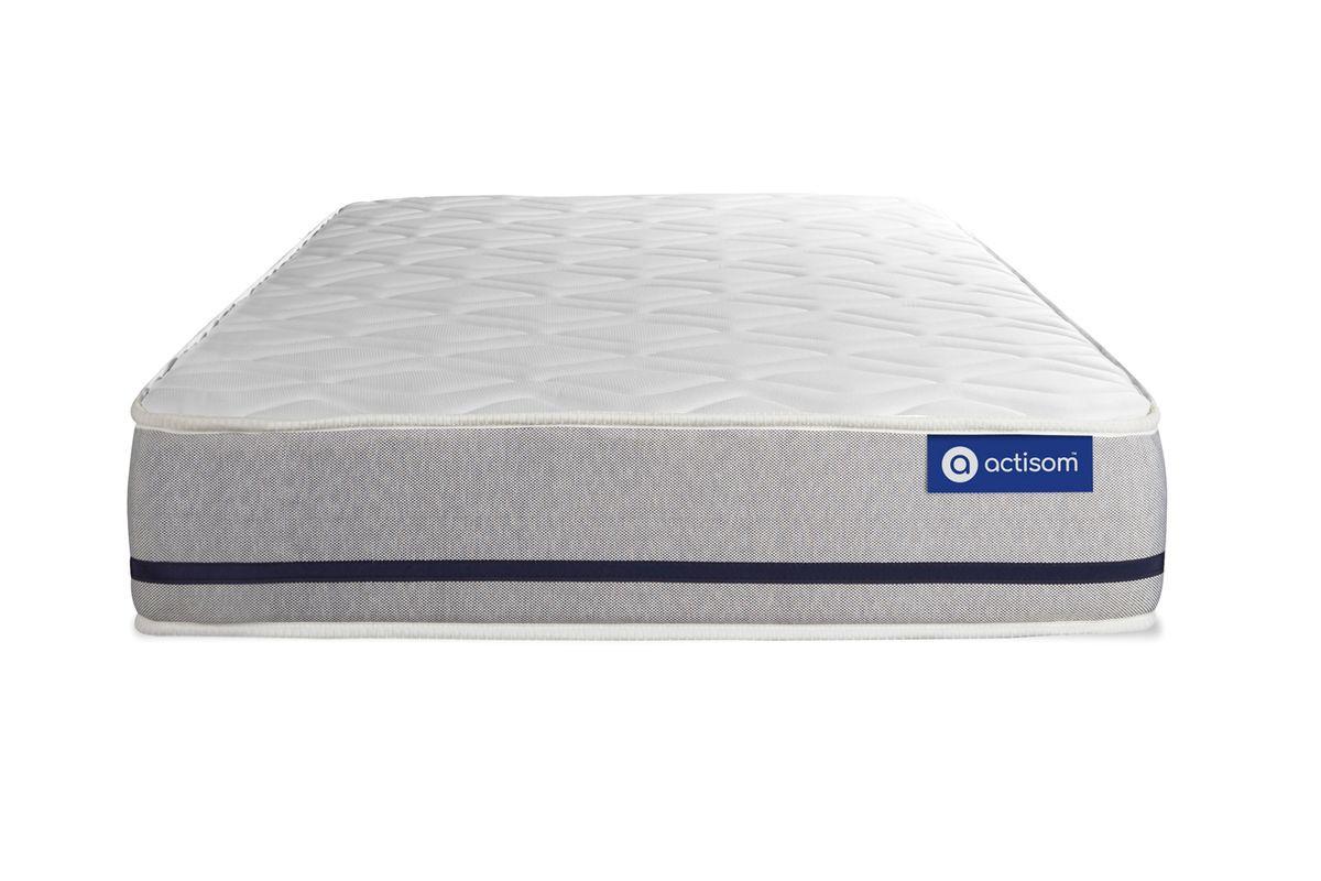 BETT Actimemo soft Memory-Schaum 80 x 200 cm h2 - Kit Bettgestell Grau - Beige/Grau, Karton/Holz (80/200cm) - ACTISOM