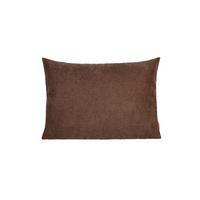 KISSENHÜLLE FarbTon Chenille-Haptik kaffee-braun 35/25 cm - Braun, Textil (25/35cm) - beties Heimtextil