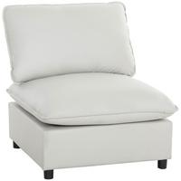 SESSEL aus Kunstleder & Schaumstoff Grau - Schwarz/Grau, Kunststoff (74/78/85cm) - HOMCOM