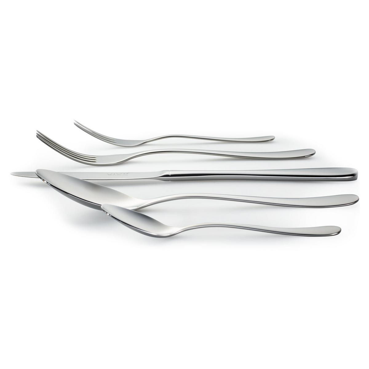 TAFELBESTECK New Fresh Basic silber 144-tlg. - Silberfarben, Metall - vivo | Villeroy & Boch Group
