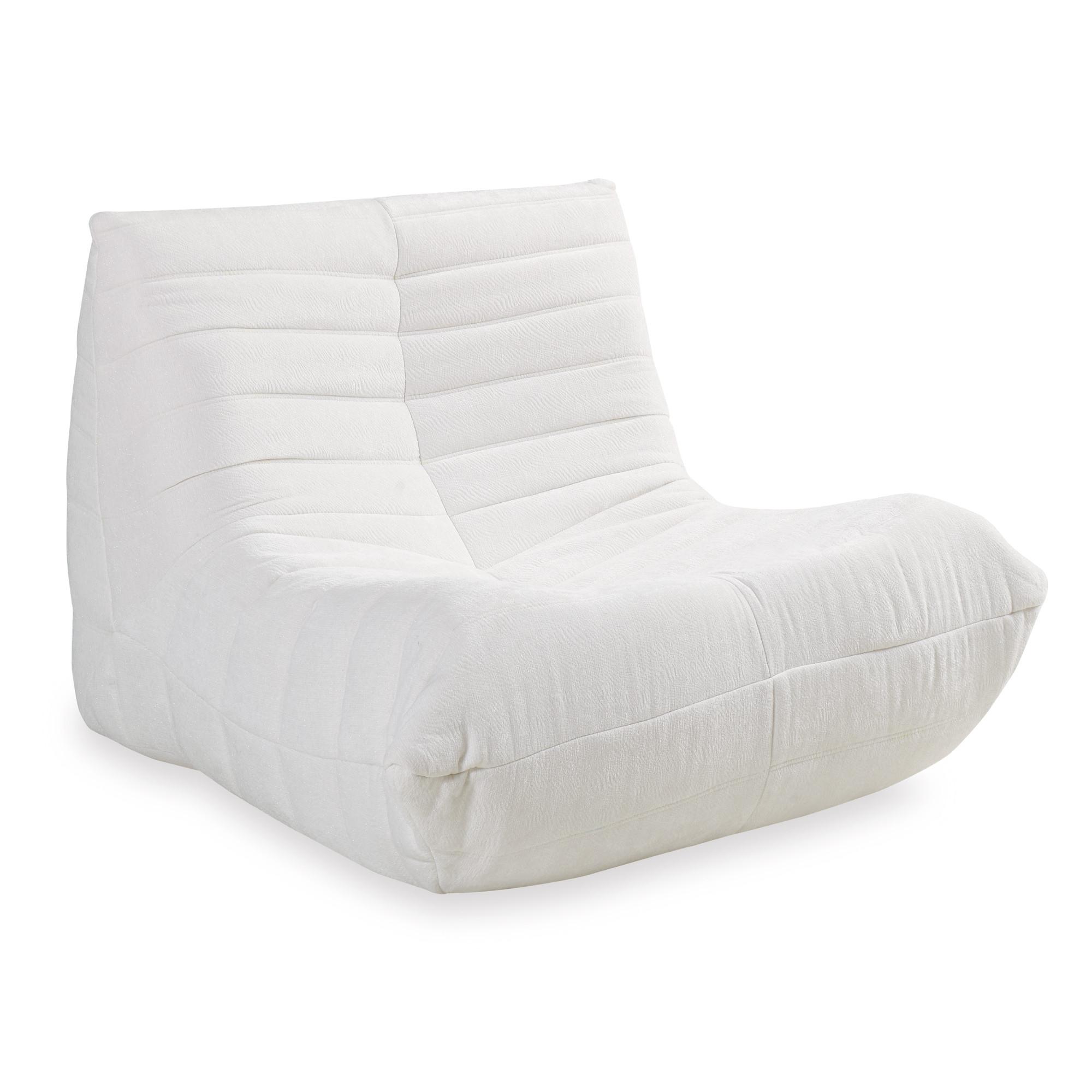 BODENSESSEL Kodsø - Beige, Textil (90/75/100cm) - [en.casa]