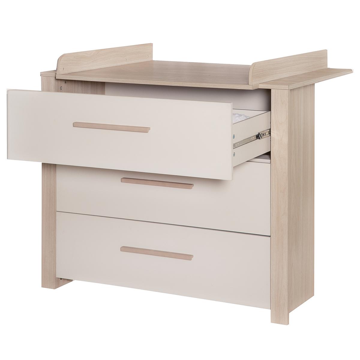 BABYZIMMER-SET Momo 3-teilig - Kaschmir, Holz/Holzwerkstoff (118/190/52cm) - Roba