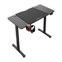 VERSTELLBARER TISCH Stryn - Schwarz Hochglanz, Holzwerkstoff/Metall (60/120/117cm) - pro.tec