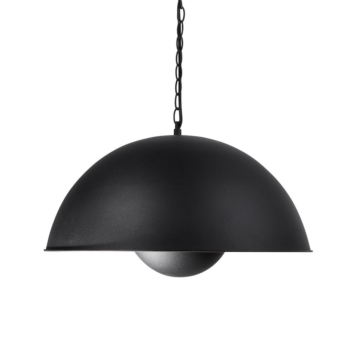 HÄNGELEUCHTE Thames 50x50x158 cm - Schwarz, Metall (50/50/158cm) - Beliani
