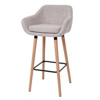 BARHOCKER Beige - Beige, Textil (53/99/45cm) - MCW