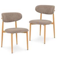 ESSZIMMERSTUHL ARIEL 2er-Set beige - Beige, Textil (51/80/55cm) - IDIMEX