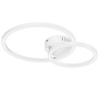 LED DECKENLEUCHTE Nrelis 40.5/30/6.7 cm - Weiß, Kunststoff (40.5/30/6.7cm) - ZMH