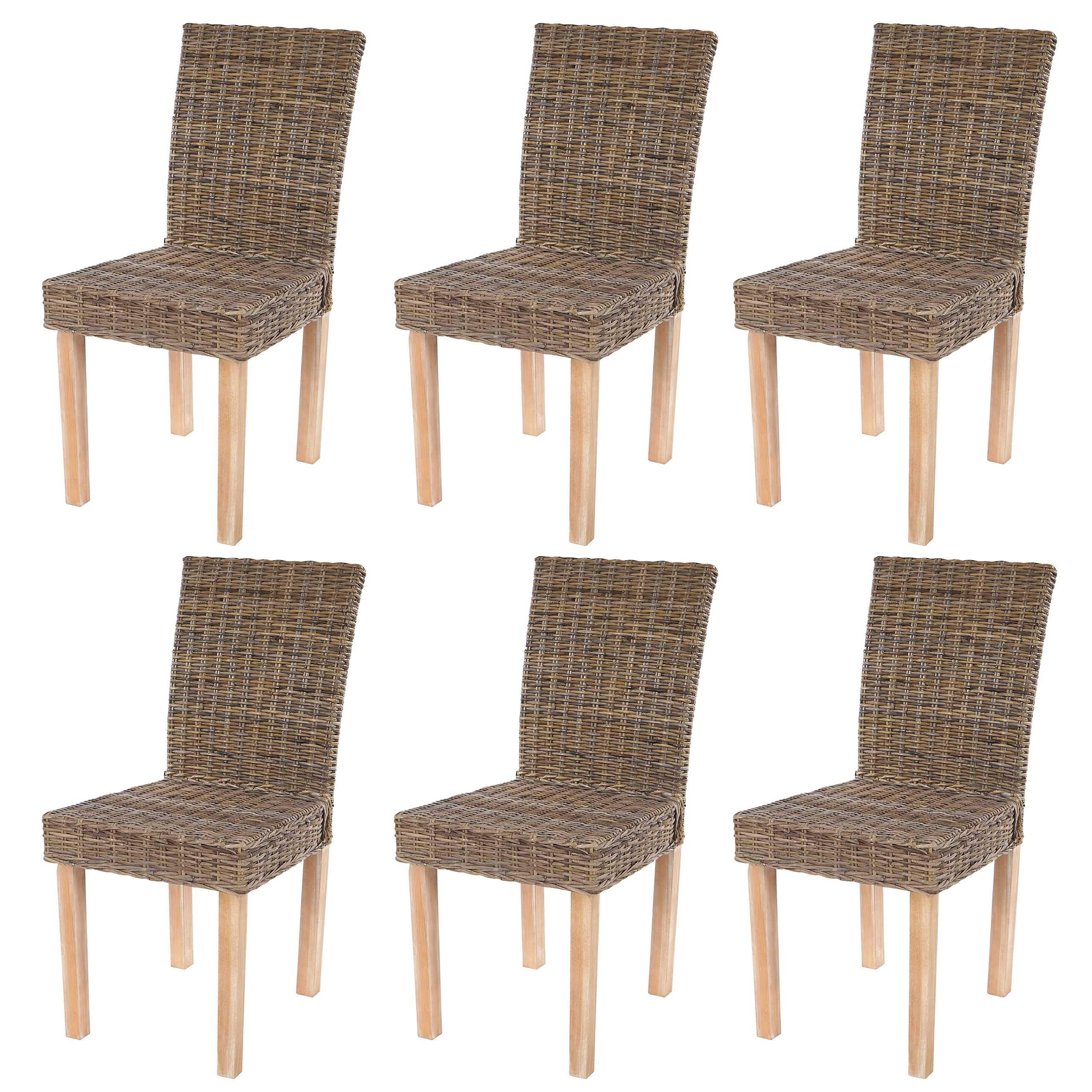 ESSZIMMERSTUHL Braun 6er-Set - Braun, Holz (43/89/56cm) - MCW