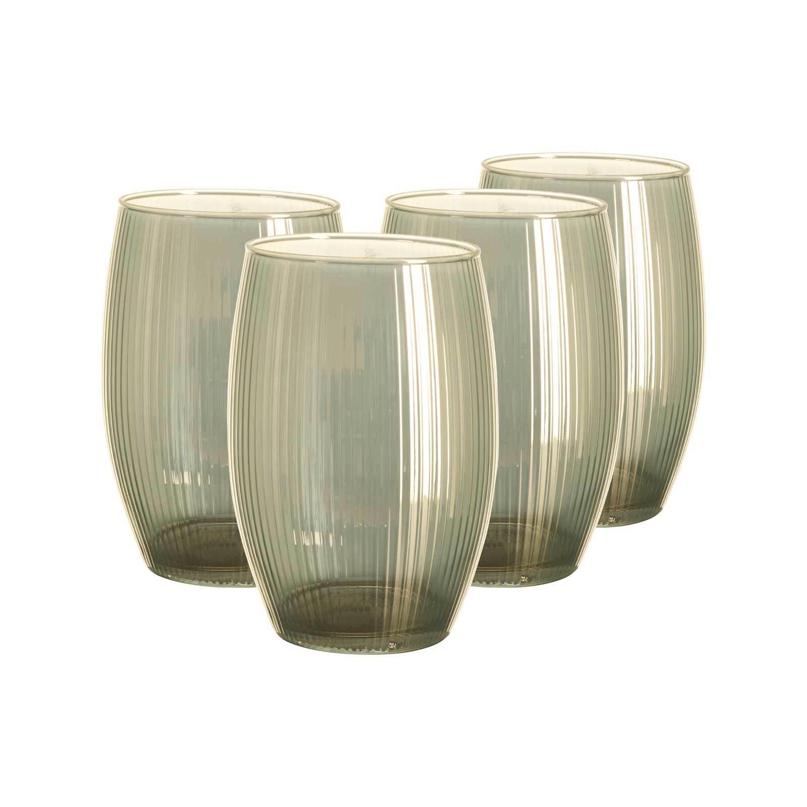 WINDLICHTER Elysia ø 14 cm 4er Set - Goldfarben, Glas (14/20/14cm) - Ritzenhoff Breker