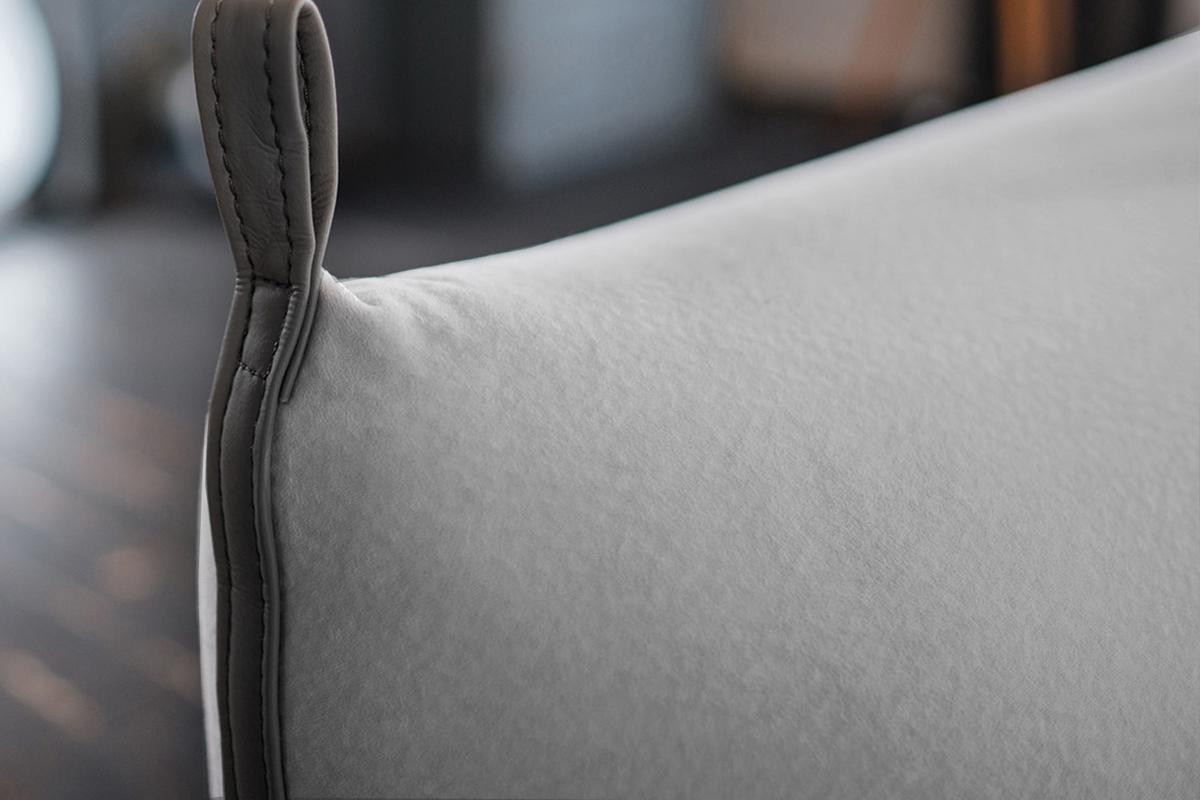 ECKSOFA CANE Grau Webstoff - Schwarz/Grau, Textil/Metall (310/210cm) - KAWOLA