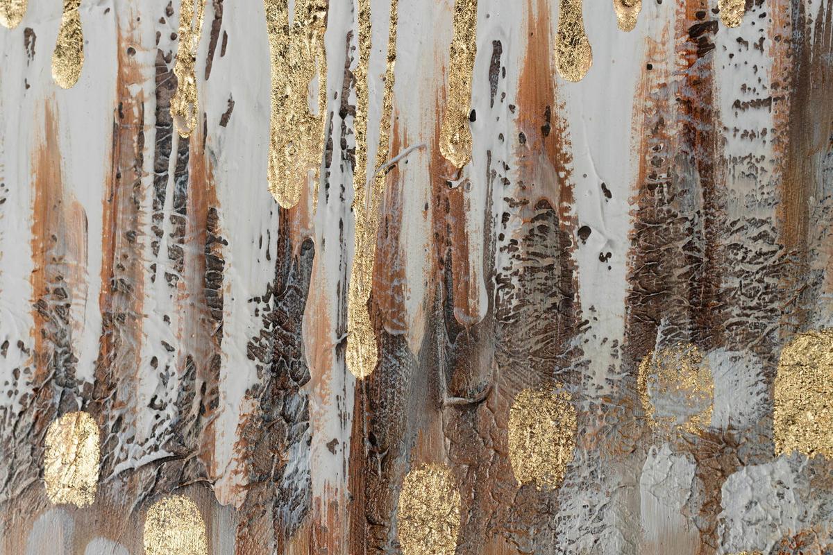 ÖLGEMÄLDE 120/80 cm - Beige/Braun, Holz/Textil (120/80cm) - KUNSTLOFT