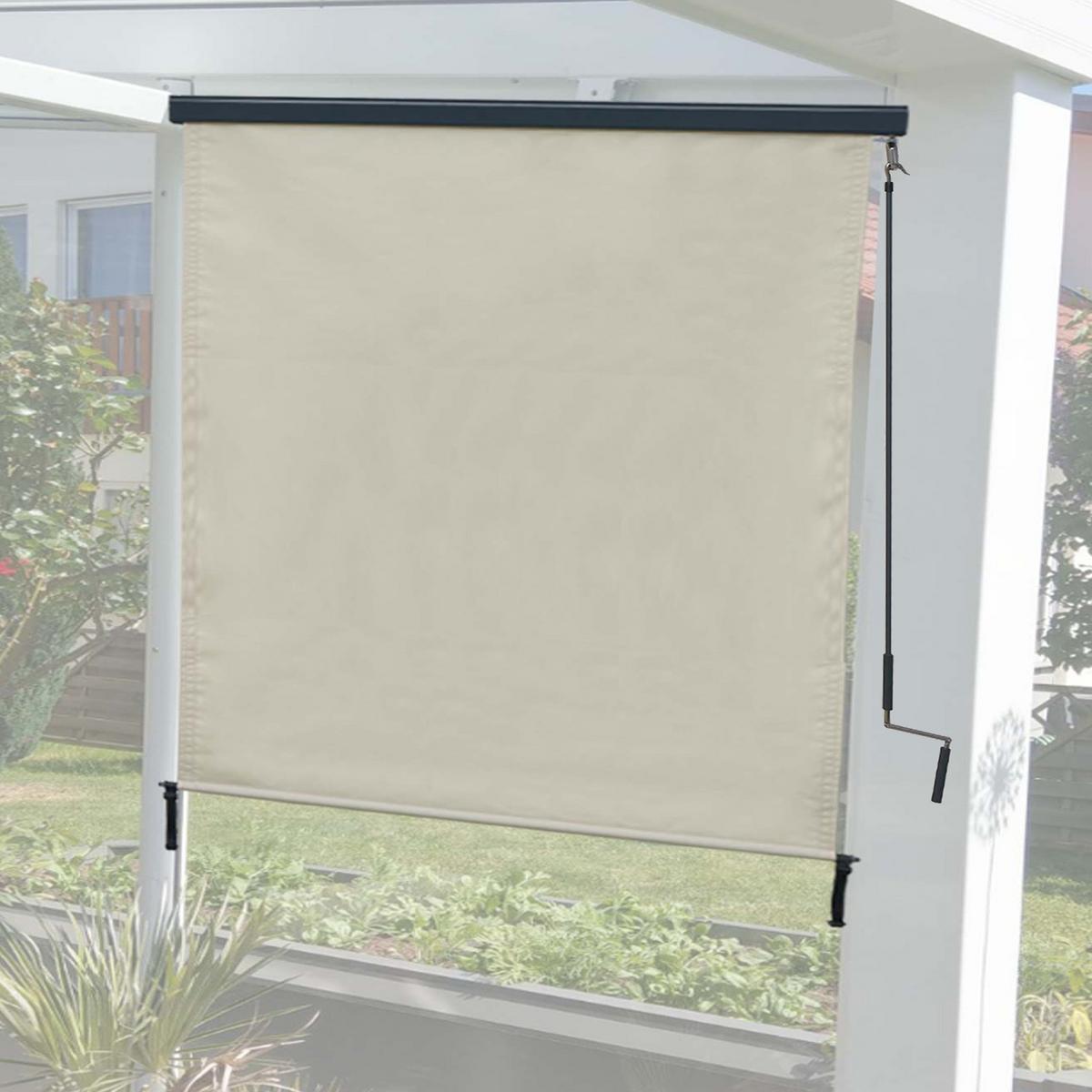 VERTIKALMARKISE Cremeweiß - Weiß, Textil (180/250/8cm) - MCW