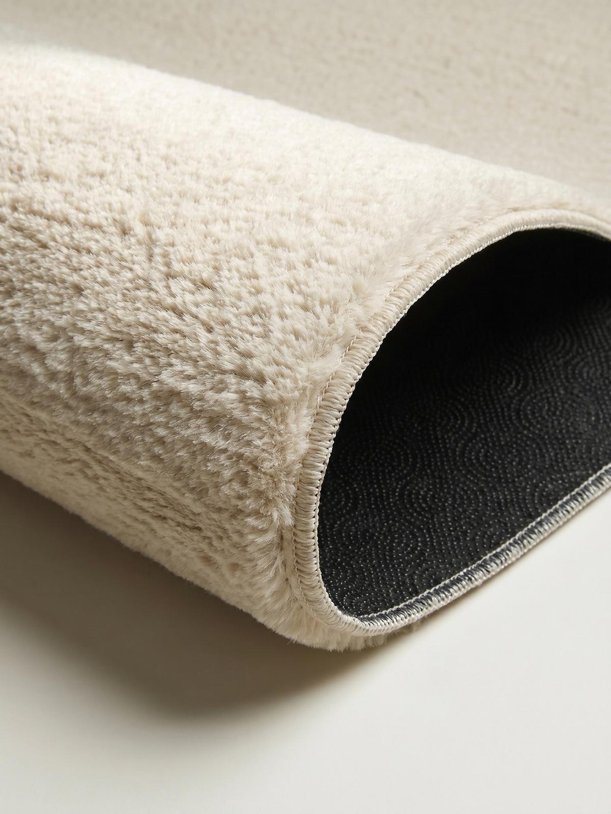 KURZFLORTEPPICH Antirutsch Uni RUTOR Polyester Beige 300 x 400 cm - Beige, Textil (300/400cm) - KADIMA DESIGN