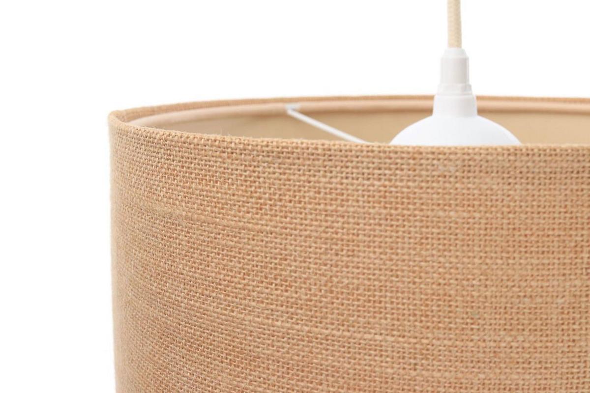 HÄNGELEUCHTE Beige 50/60 cm - Beige, Kunststoff (50/1.1/60cm) - ONZENO