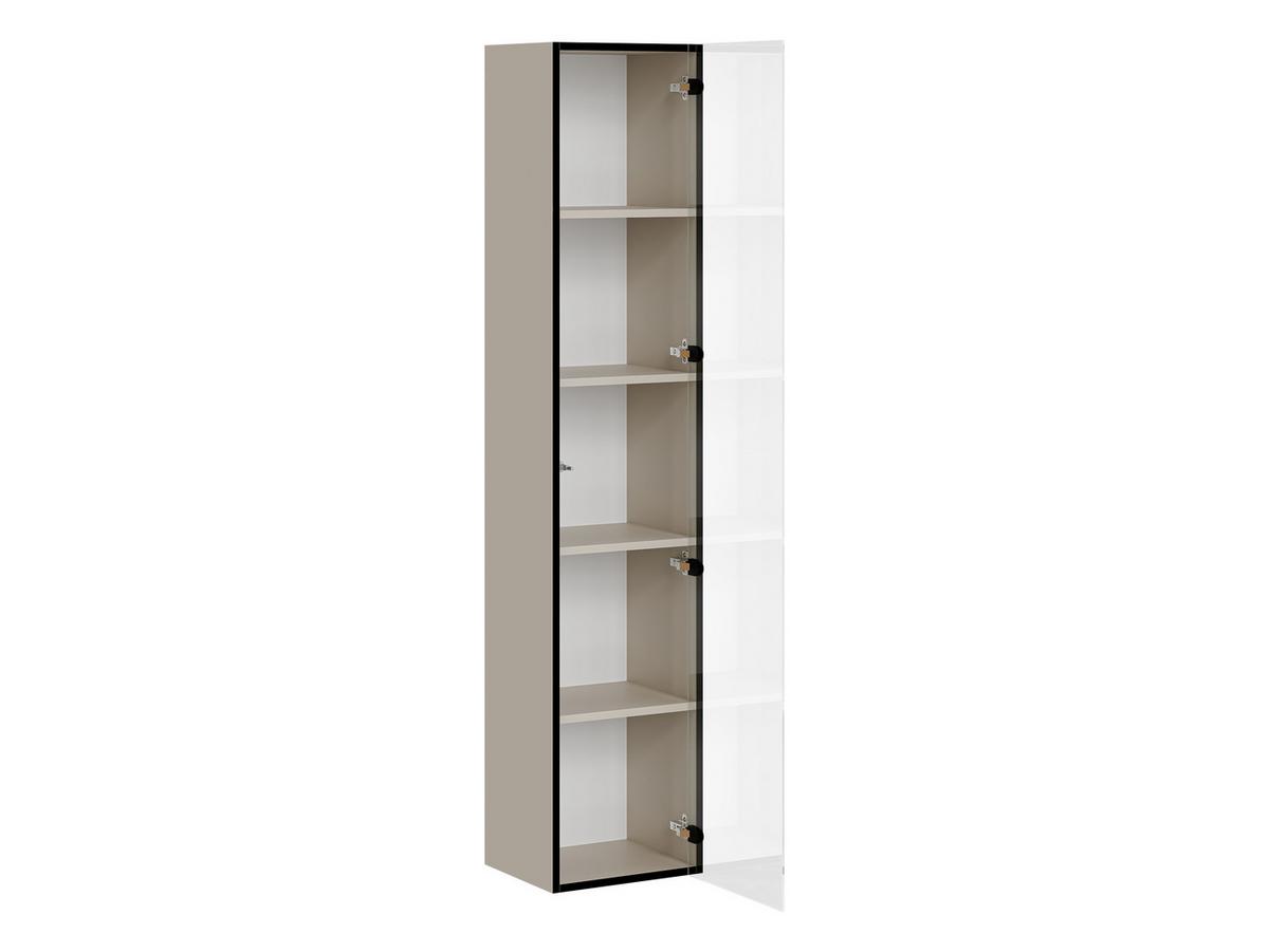 GLASVITRINE Govi - Nussbaumfarben, Holzwerkstoff (35/168/31cm) - MIRJAN24