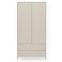 KLEIDERSCHRANK Lummo Kaschmir, 100 cm - Taupe, Holzwerkstoff (100/200/55cm) - Selsey