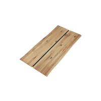 TISCHPLATTE Danilova 140x4x90 Esstischplatte Massivholz Wildeiche - Wildeiche, Holz (140/4/90cm) - 58aufmkessel