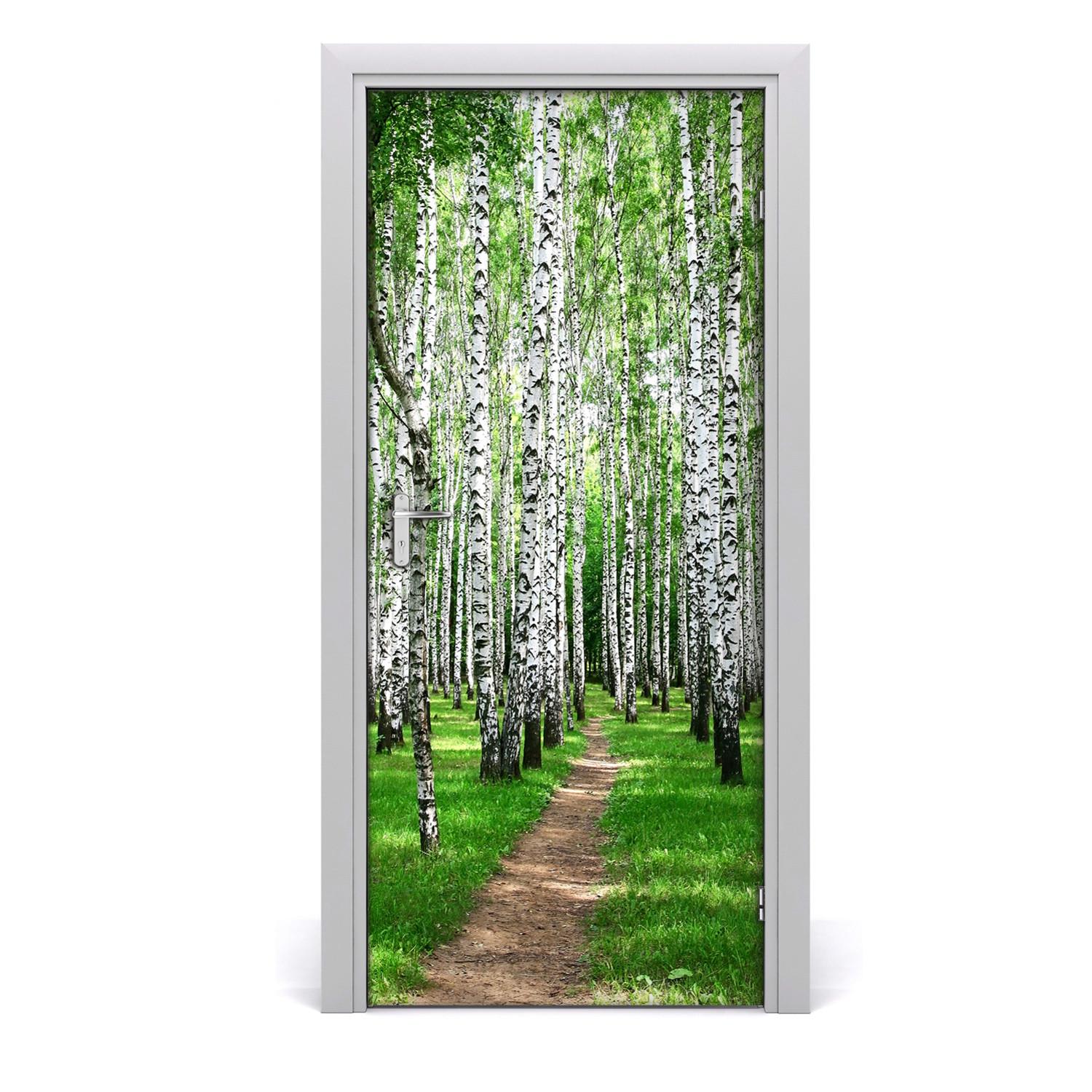 TÜRAUFKLEBER 95x205 cm Dekorativ für Türen - Grün, Kunststoff (95/205/0.01cm) - TULUP